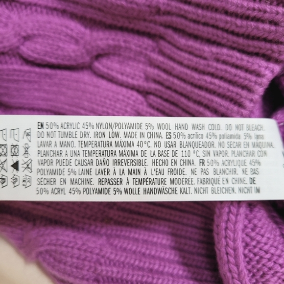 English Factory Cable Knit Tank Top Sz M - Picture 7 of 9